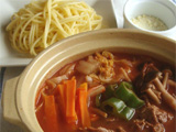 トマト鍋(パスタ付き)