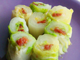 白菜の梅巻き