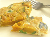かぼちゃのスパニッシュ風オムレツ