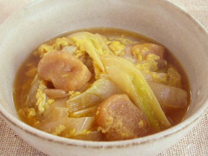 お麩の卵とじ