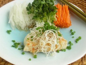 めかじきの香味蒸し