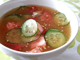 トマトの冷や汁風