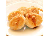 すりれんこんと大豆の団子