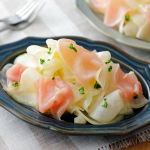 大根と生ハムのマリネ